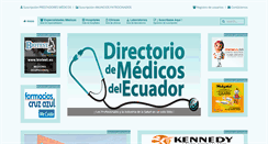 Desktop Screenshot of medicos.com.ec